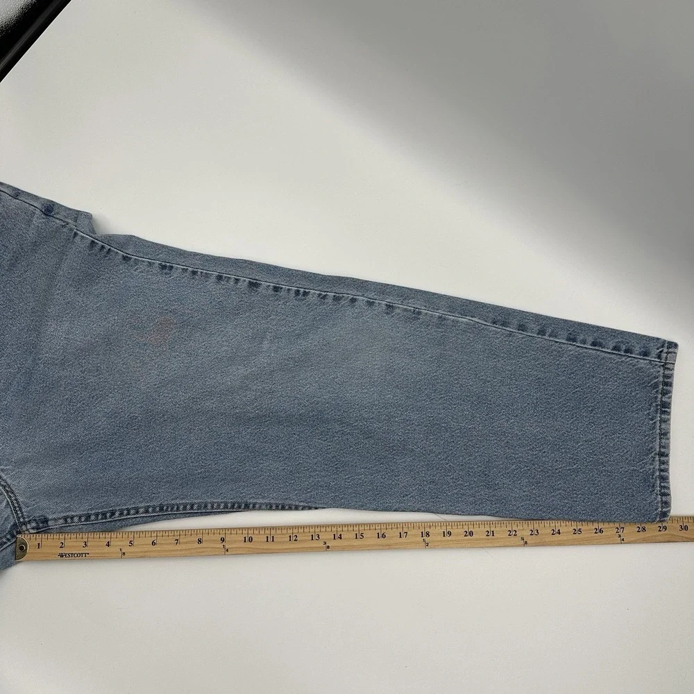 VTG Y2K Levis 550 Denim Jeans Men 42x30 (40x29) Blue Relaxed Fit 1997 Orange Tab